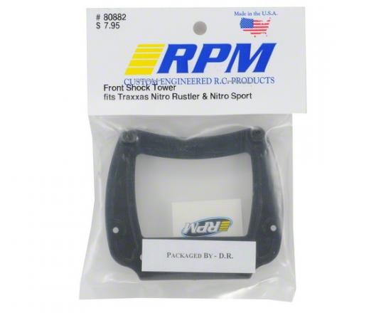 RPM Front Shock Tower For Nitro Rustler + Nitro Sport