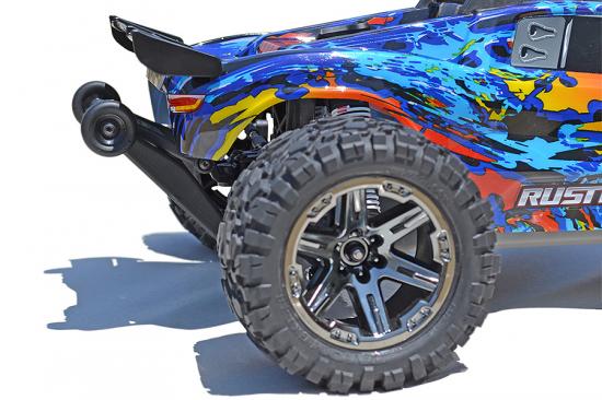 RPM Wheelie Bar Mount For Traxxas Rustler 4X4 (Replaces TRX6737, Requires TRX3678) ** CLEARANCE **
