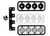 RPM Light Canister Set For RPM Slash Front Bumpers - Black