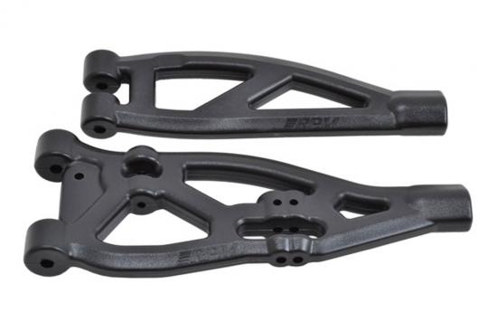 RPM Front Upper and Lower A Arms for Arrma Outcast/Talion/Kraton/DEX8T - Black