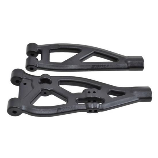 RPM Front Upper and Lower A Arms for Arrma Outcast/Talion/Kraton/DEX8T - Black