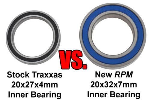 RPM Oversized Rear Axle Carriers For Traxxas X-MAXX - Black (Replaces TRX7752)