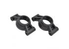 RPM Oversized Rear Axle Carriers For Traxxas X-MAXX - Black (Replaces TRX7752)