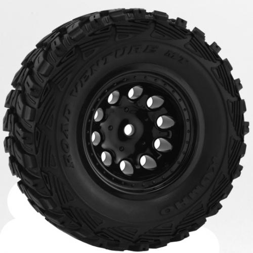 RPM Revolver Black Wheels - Slash 2WD Rear / 4x4 Front or Rear