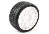 Sweep 1:8 GT Tread 45 Degree Belted Tyres on White EVO16 17mm Hex Wheels (2)