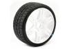 Sweep 1:8 GT Tread Belted Tyres on White 6IX 17mm Hex Wheels (2)