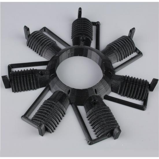 Scale Bitz 1/6 Scale WW1 7-Cylinder Rotary Engine (155mm 6 1:8in)