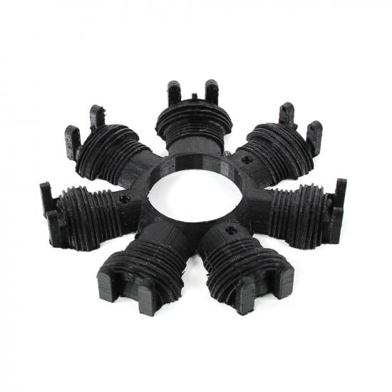 ScaleBitz 1:8 Scale 7-Cylinder Radial Engine