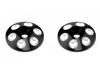 Alloy Rear Wing Shims - Black - 2pcs
