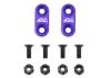 1:10 On-Road Alloy Wing Mounts - Purple