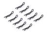 Small Body Clip 1:10 - Black - (10)