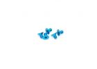 Aluminium Countersunk Hex Head Screw - M3 x 5 Blue (5)