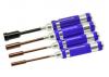 Nut Driver Set 4.5; 5.5. 7.0 & 12.0 x 100mm - 4pcs
