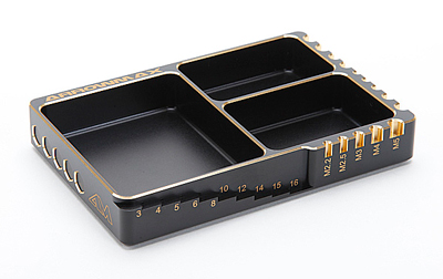 Multi Aluminium Case for Screws Black Golden