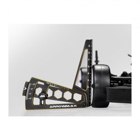 Arrowmax Ultra Camber Gauge for 1:10 - Black Golden