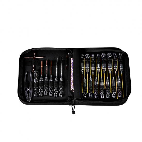 Honeycomb Toolset (24pcs) with Tools Black Golden