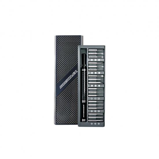 AM Precision Screwdriver Carbon Fibre Set+Case 36 in 1