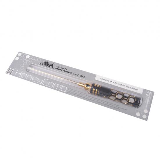 Allen Wrench 2.5 x 120mm Black Golden