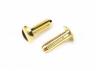 Low Profile 4mm Connector 24K - 2 Pack
