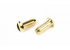 Low Profile 5mm Connector 24K - 2 Pack ** CLEARANCE **