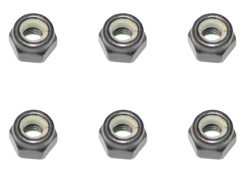 Nylon Nut M4 6Pcs/Bag