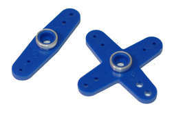 Servo Arms; Futaba Blue