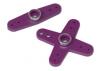 Servo Arm; JR1/2 Purple