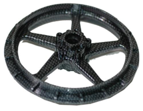 Front Wheel Carbon Texture