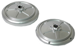 Rear Wheel Silver Chromed