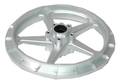 Front Wheel Chromed