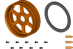 Aluminium Rear Wheel WZ Weight - M5 Race
