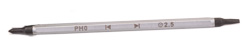 Multi Driver Tip Only - +0 Phillips-2.5mm Slotted