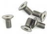 Titanium Countersunk Hex Screws M4 x 8 (10)