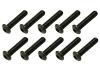Steel Button Head Hex Screws M4 x 18 (10)