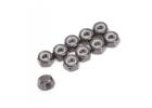 M3 Alloy Nyloc Nuts - Low Profile - Black (10)