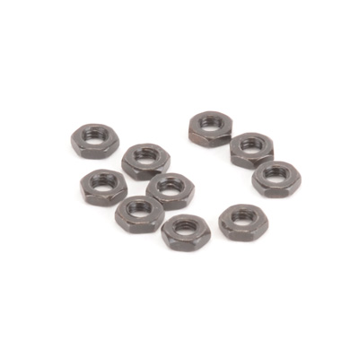 M3 Steel 1/2 Nut - Black - (10)