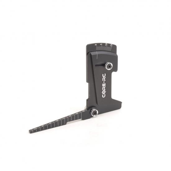 Core RC Alloy Camber-Ride Height Gauge - Black