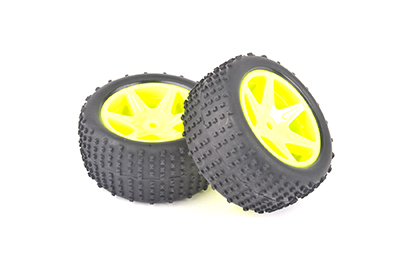 Buggy Rear Tire Set Yellow