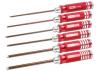 EDS Hex Driver Tool Set - 1.5 2.0 2.5 3.0 4.0 & 5.0 X 120mm - 6 Pieces