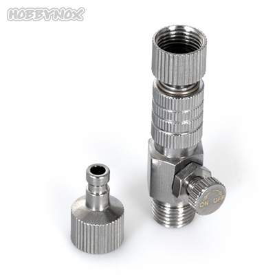 Hobbynox Airbrush Quick Coupler MPC G1:8 - 2 Male Parts