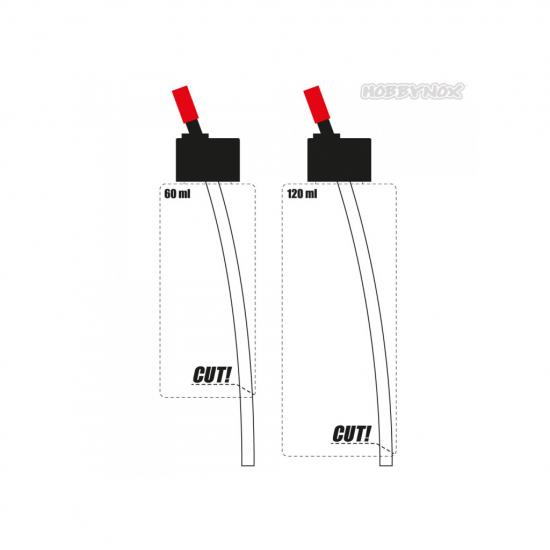 Hobbynox Airbrush Bottle Adapter for 60ml/120ml