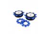 Satellite Tire Gluing Rubber Bands-Blue