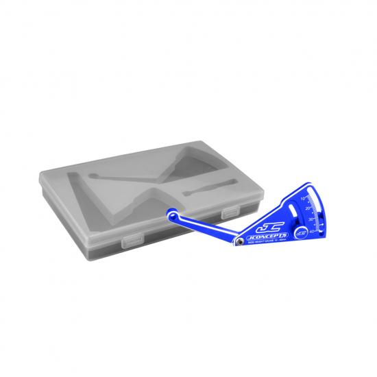 Aluminium Ride Height Gauge 10-40mm-Blue