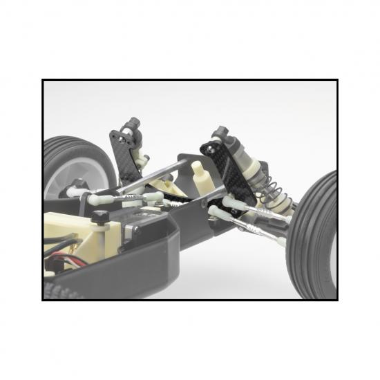 RC10 Worlds 2.5mm Carbon Fiber Front Shock Tower — image 2 of 2