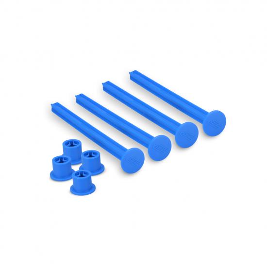 1:8 Off-Road-Tire Stick - 4 Tires Blue - 4pc