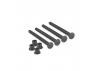1:8 Off-Road Tire Stick - 4 Tires Black-4pc