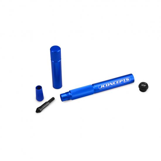 Precision Hobby Knife Handle w/Storage-Blue