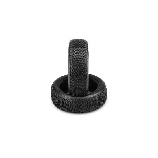 JConcepts Fuzz Bite LP 4WD Buggy Front Tyres - Pink (2)