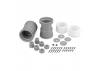 Tribute-2.6x3.6 Monster Truck Wheel Silver-2pc