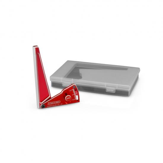RM2 Alloy Camber Gauge, 120mm - Red (Fits-1:8)